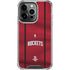 NBA Houston Rockets Jersey iPhone 14 Pro Clear Case